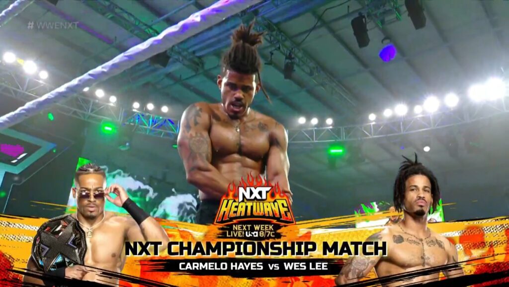 Wes Lee luchará ante Carmelo Hayes por el Campeonato de NXT en Heatwave