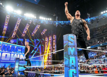 The Rock es visto con Nick Khan a solo unas pocas horas de WWE RAW Day 1
