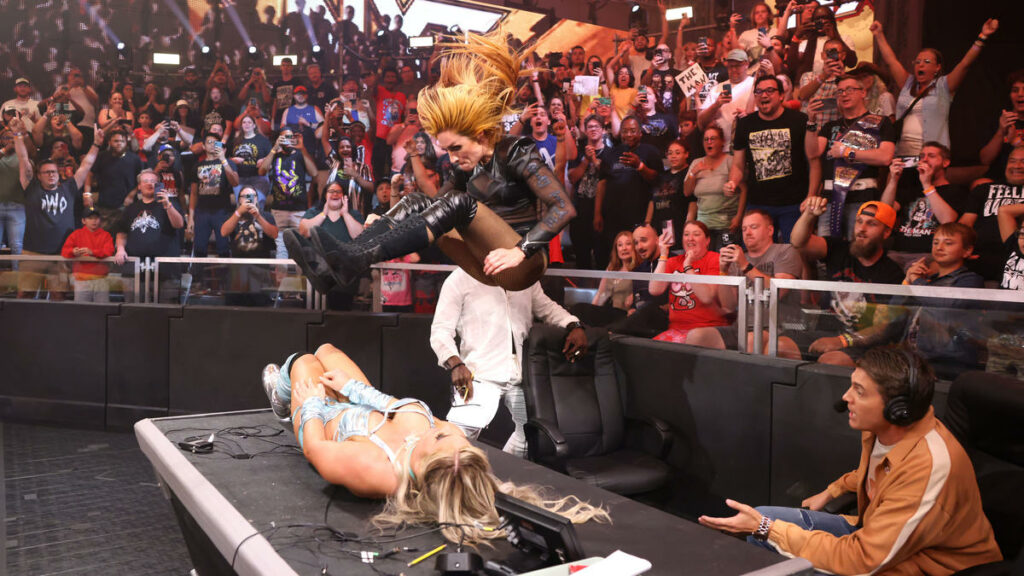 Tiffany Stratton vs. Becky Lynch en NXT llegó a superar el millón de espectadores