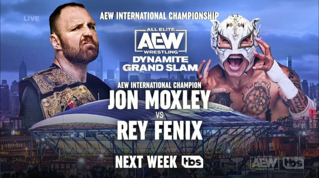 Rey Fenix y Jon Moxley vuelven a verse las caras, está vez en AEW Dynamite Grand Slam.