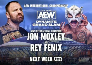 Rey Fenix y Jon Moxley vuelven a verse las caras, está vez en AEW Dynamite Grand Slam.