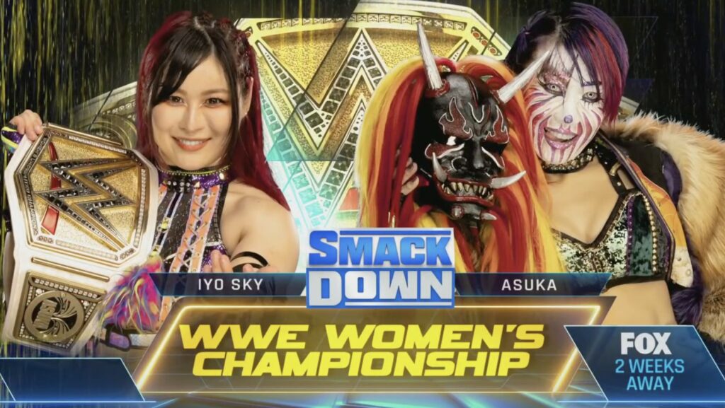 IYO SKY defenderá el Campeonato Femenino de WWE ante Asuka en dos semanas
