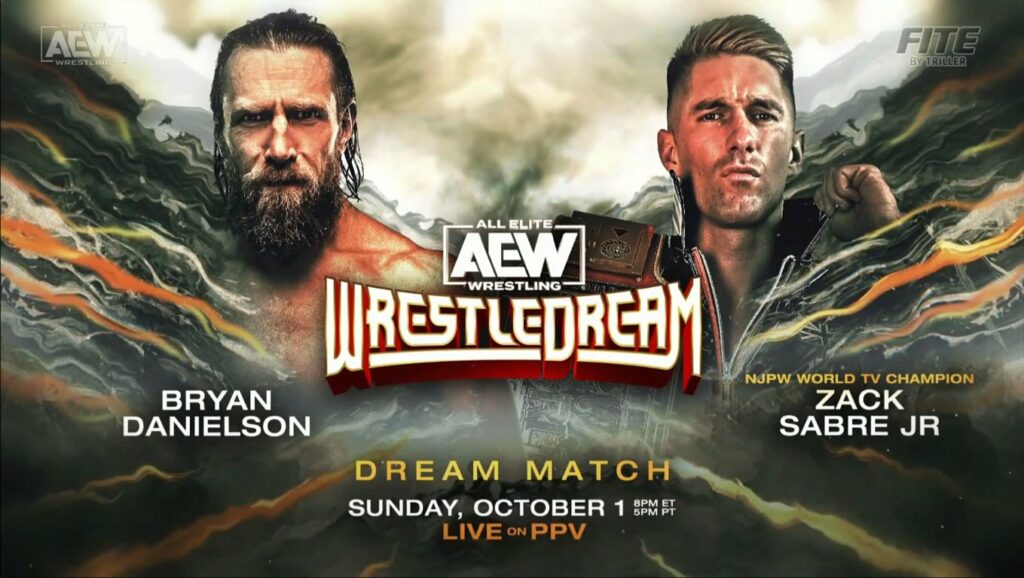 Bryan Danielson y Zack Sabre Jr. se enfrentarán en AEW WrestleDream 2023