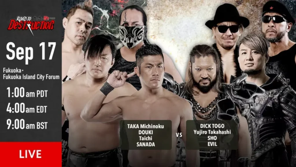 Resultados NJPW Road to Destruction 2023 (noche 7)