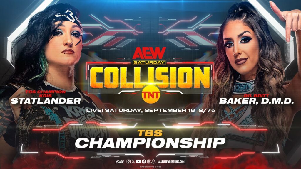 Britt Baker retará a Kris Statlander por el Campeonato de TBS en el main event de AEW Collision