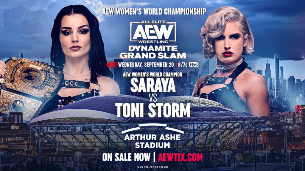 Apuestas AEW Dynamite Grand Slam 2023: Saraya vs. Toni Storm