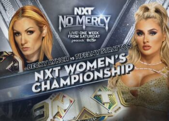 Becky Lynch defenderá el Campeonato Femenino de NXT ante Tiffany Stratton en No Mercy 2023
