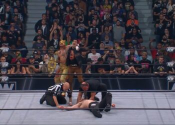 Rey Fenix, nuevo Campeón Internacional de AEW tras derrotar a Jon Moxley en Dynamite Grand Slam