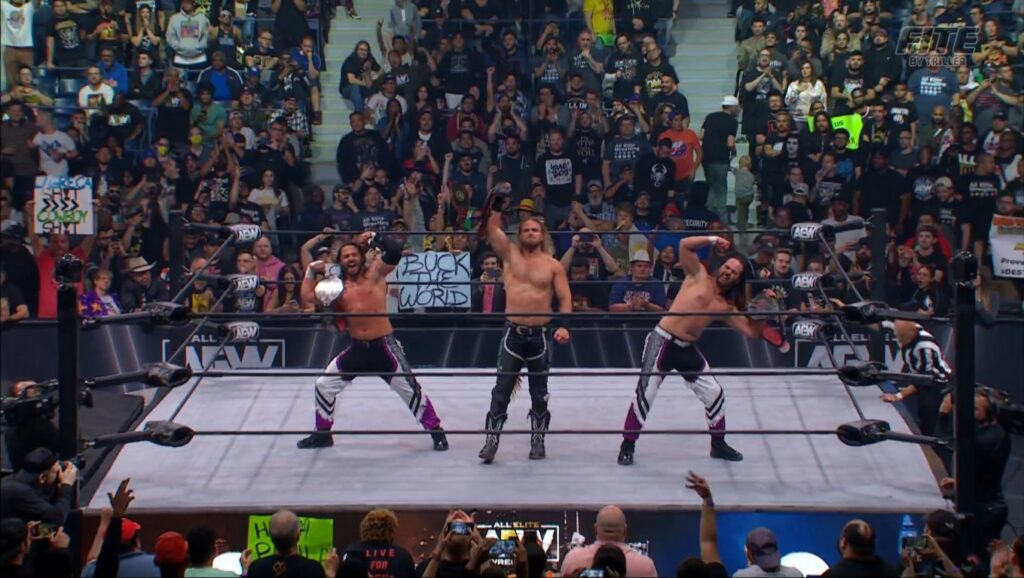 The Young Bucks y ‘Hangman’ Page ganan el Campeonato Six-Man Tag Team de ROH en AEW Rampage Grand Slam