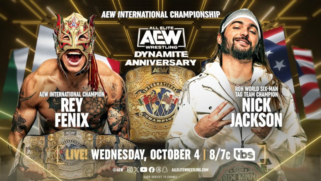 AEW anuncia la cartelera del show de Dynamite del 4 de octubre