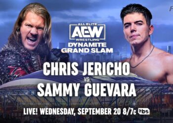 Chris Jericho se enfrentará a Sammy Guevara en AEW Dynamite Grand Slam 2023