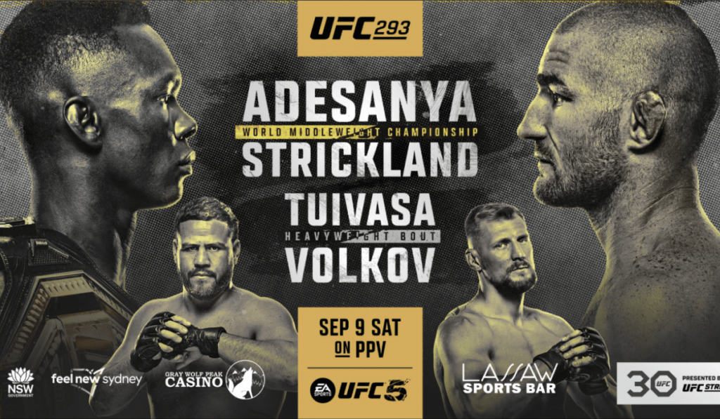 Resultados UFC 293: Adesanya vs. Strickland