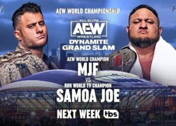 MJF defenderá el Campeonato Mundial de AEW ante Samoa Joe en Dynamite Grand Slam