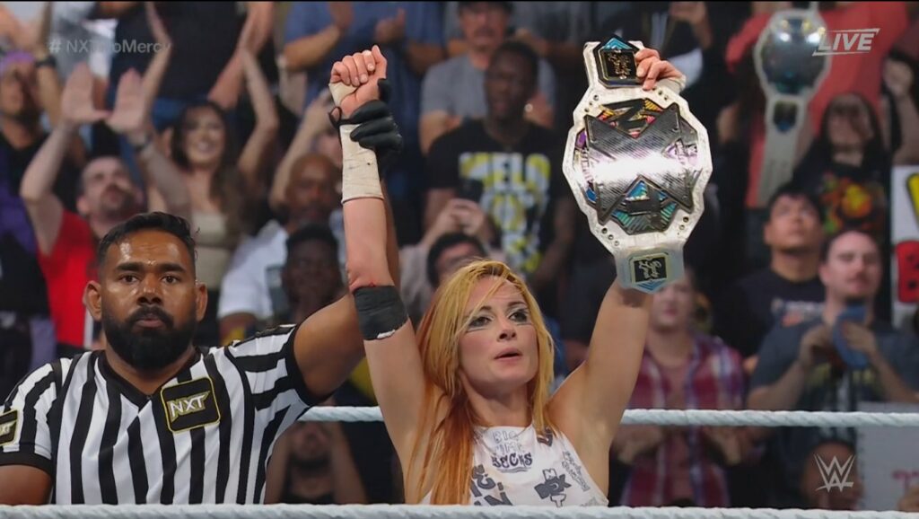 Becky Lynch retiene el Campeonato Femenino de NXT en No Mercy 2023