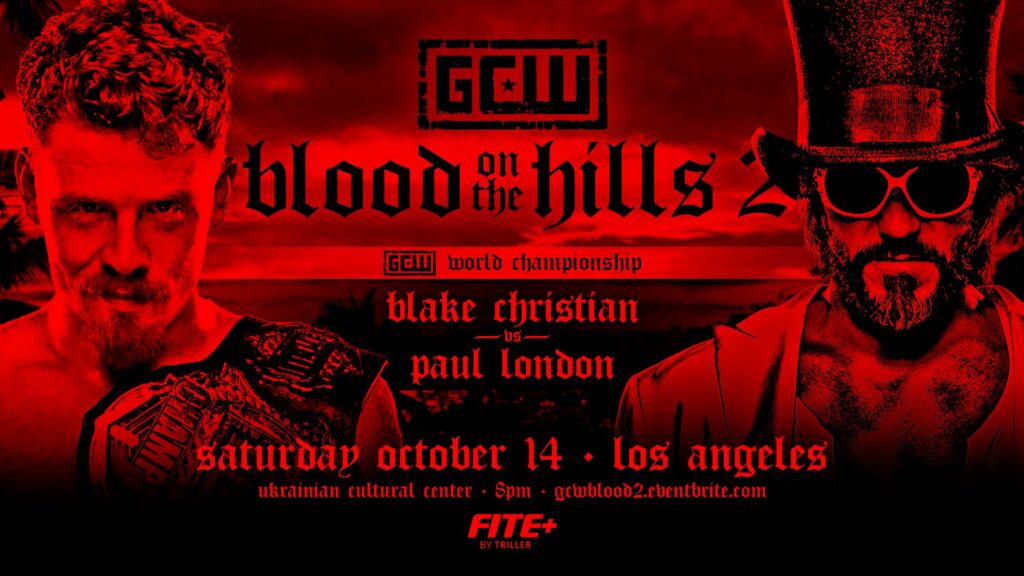 Resultados GCW Blood on the Hills 2: Blake Christian, JTG, Paul London y más