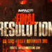 IMPACT anuncia Final Resolution, último evento bajo el nombre de IMPACT Wrestling IMPACT anuncia Final Resolution, último evento bajo el nombre de IMPACT Wrestling