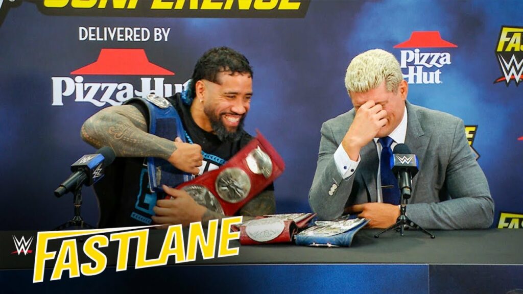 Cody Rhodes define la rueda de prensa con Jey Uso como uno de los 10 mejores momentos de su carrera