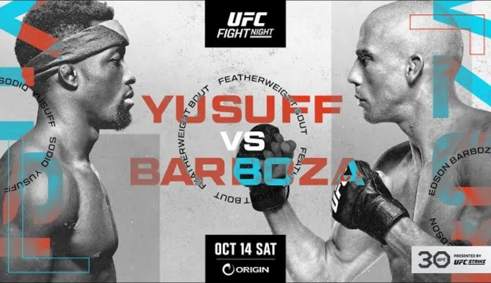 Resultados UFC Vegas 81: Yusuff vs. Barboza