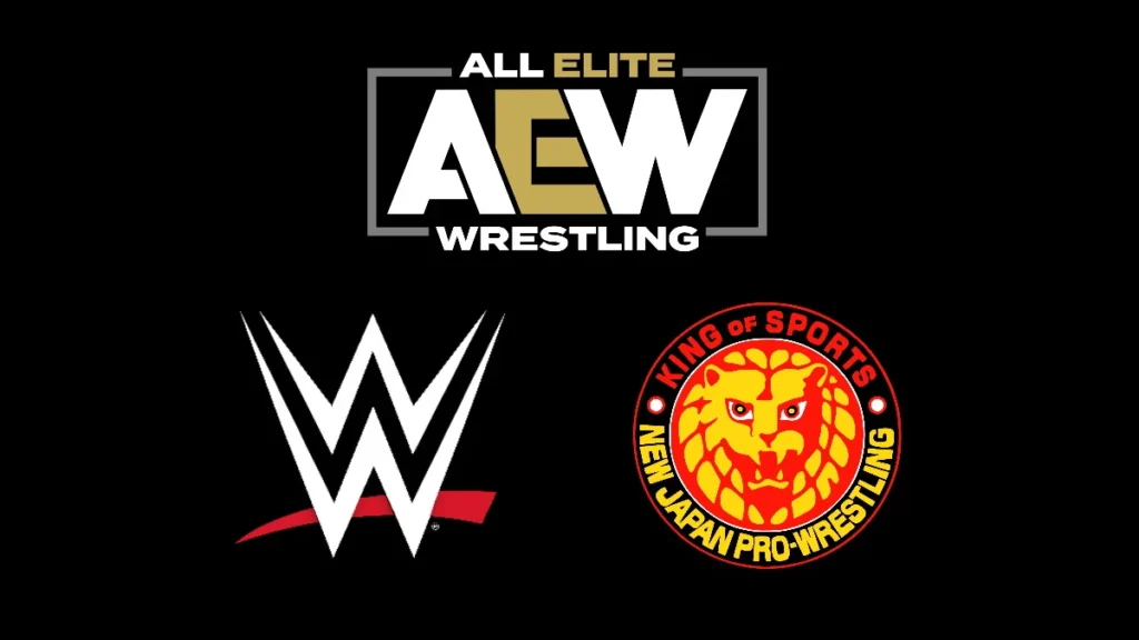 Comparativa entre la asistencia total en un año entre WWE, AEW, NJPW y más empresas