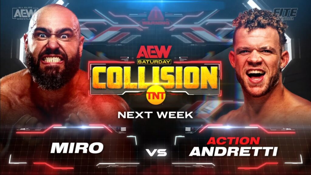 Confirmada una lucha para el episodio de AEW Collision del 21 de octubre de 2023