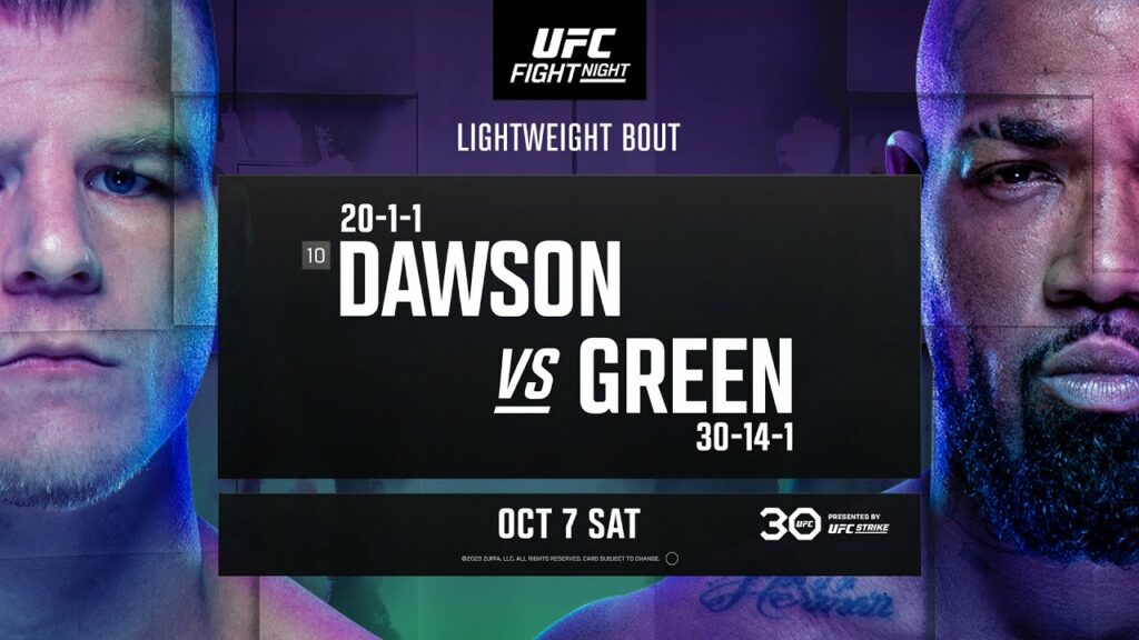 Resultados UFC Vegas 80: Dawson vs. Green