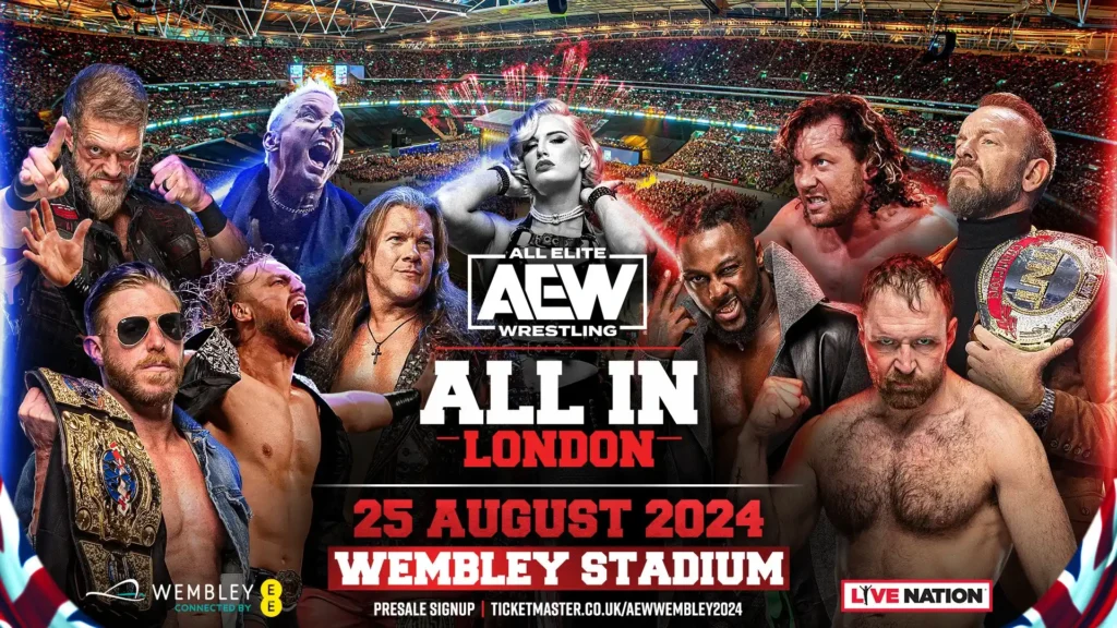 AEW logra vender una gran cantidad de entradas en la preventa de All In 2024