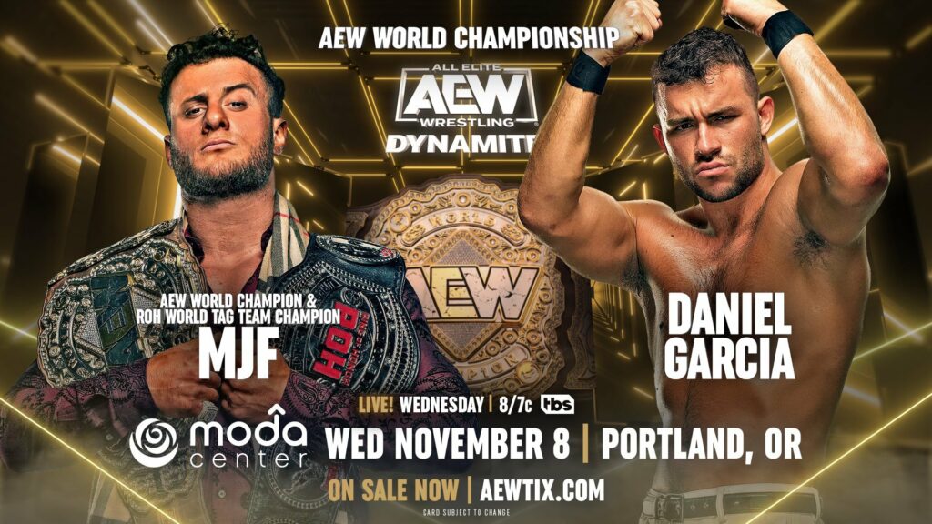 AEW anuncia la cartelera provisional del show de Dynamite del 8 de noviembre