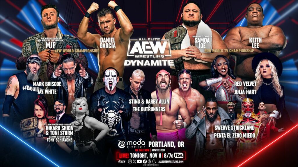 Resultados AEW Dynamite 8 de noviembre de 2023