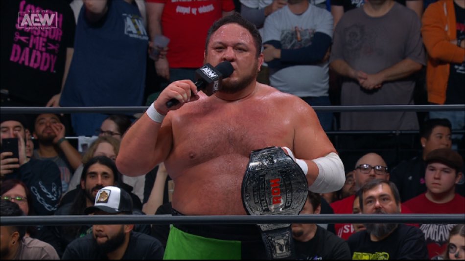 Samoa Joe deja vacante el Campeonato Mundial Televisivo de ROH en AEW Dynamite