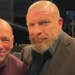 Triple H, Dana White y Nick Khan asisten a un evento de boxeo Triple H, Dana White y Nick Khan asisten a un evento de boxeo