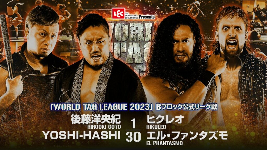 Resultados NJPW World Tag League 2023 (noche 2)