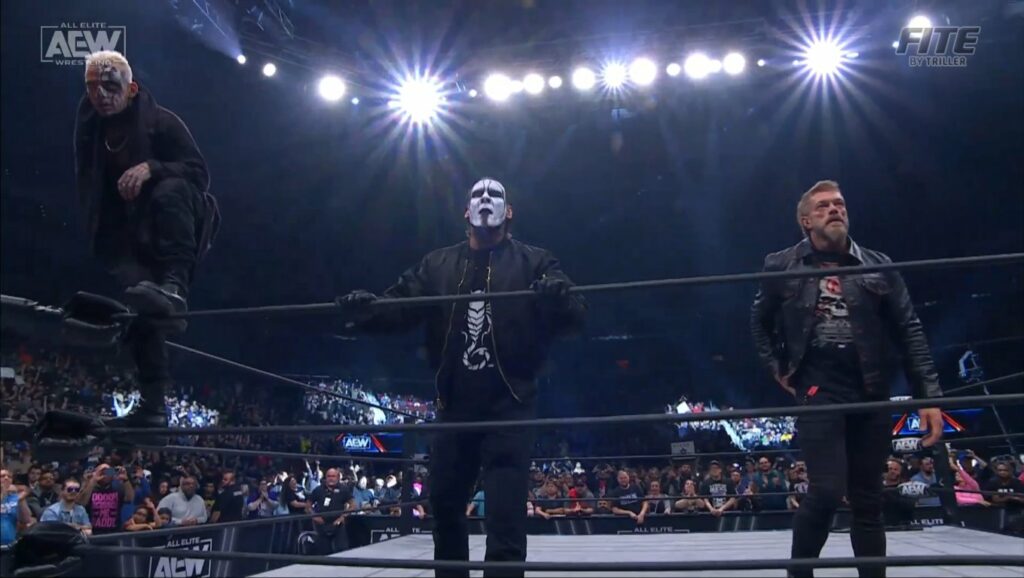 Adam Copeland se unirá a Sting y Darby Allin para enfrentarse a Christian Cage, Luchasaurus y Nick Wayne en Full Gear 2023