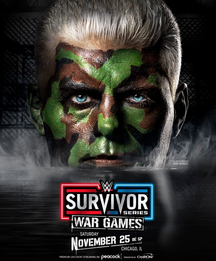 Cody Rhodes protagoniza el póster oficial de Survivor Series WarGames 2023