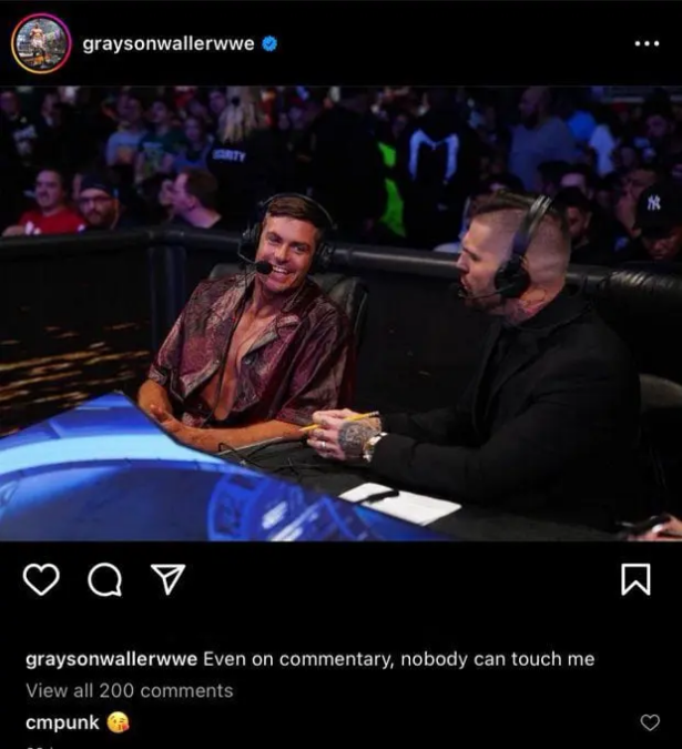 Grayson Waller hace referencia a CM Punk y este reacciona