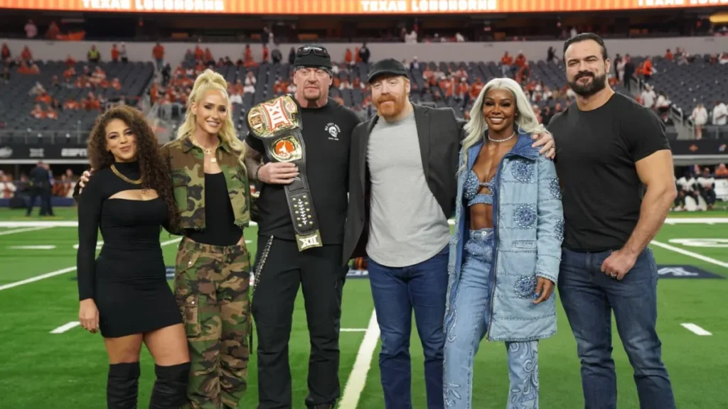 Jade Cargill, The Undertaker, Drew McIntyre y más representan a WWE en el Big 12 Championship Game 2023