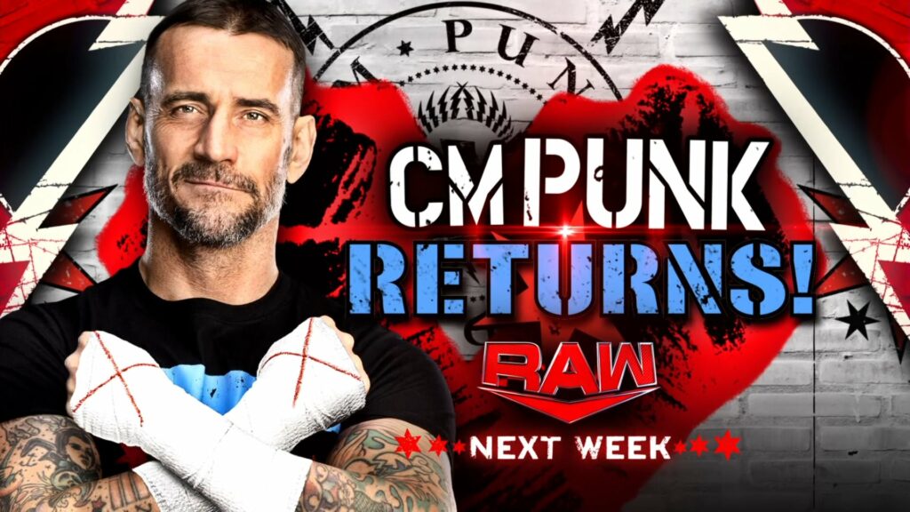 CM Punk estará en RAW la próxima semana y recibirá una oferta para firmar con la marca