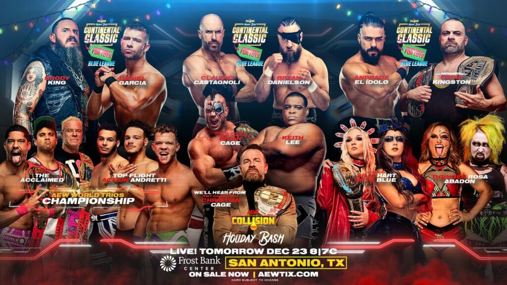 Resultados AEW Collision Holiday Bash 23 de diciembre de 2023