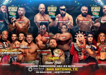 Resultados AEW Collision Holiday Bash 23 de diciembre de 2023