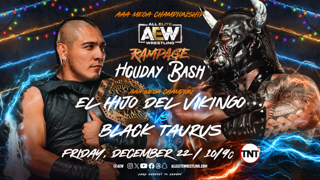 Cartelera AEW Rampage Holiday Bash 22 de diciembre de 2023