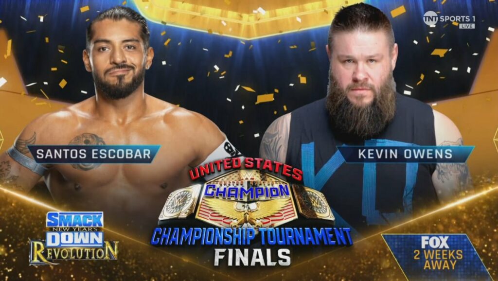 Kevin Owens y Santos Escobar se enfrentarán en la final del torneo por una lucha por el Campeonato de Estados Unidos