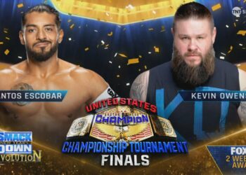 Kevin Owens y Santos Escobar se enfrentarán en la final del torneo por una lucha por el Campeonato de Estados Unidos