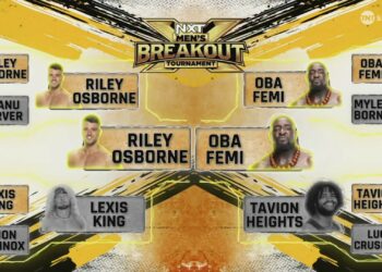 Riley Osborne y Oba Femi se enfrentarán en la final del NXT Men's Breakout Tournament 2023
