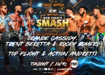 Cartelera AEW Rampage New Year's Smash 29 de diciembre de 2023