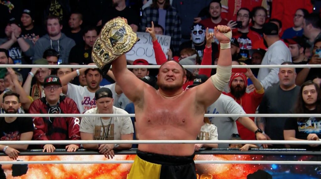 Samoa Joe cambiará el diseño del Campeonato Mundial de AEW