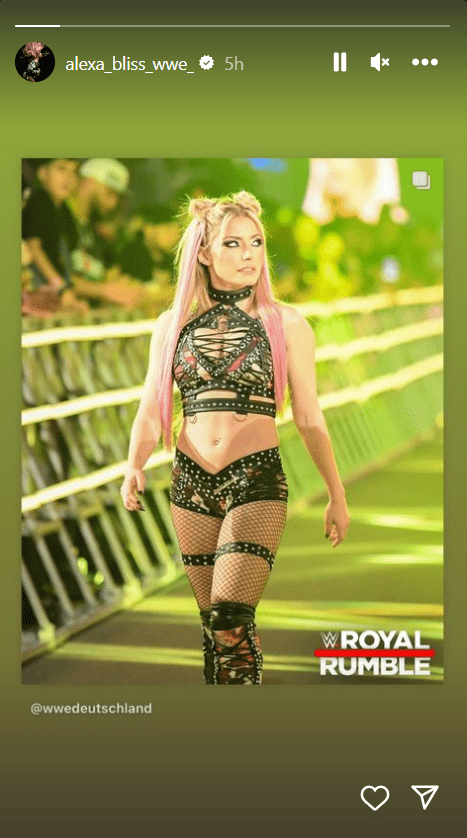 Alexa Bliss insinúa su regreso a WWE en Royal Rumble 2024