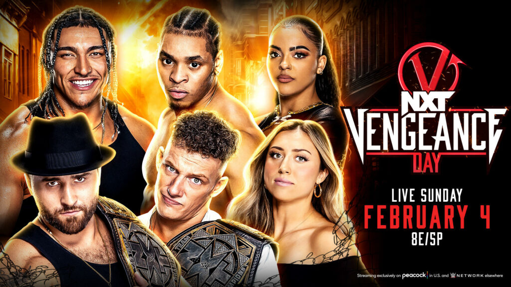 Cartelera WWE NXT Vengeance Day 2024 actualizada