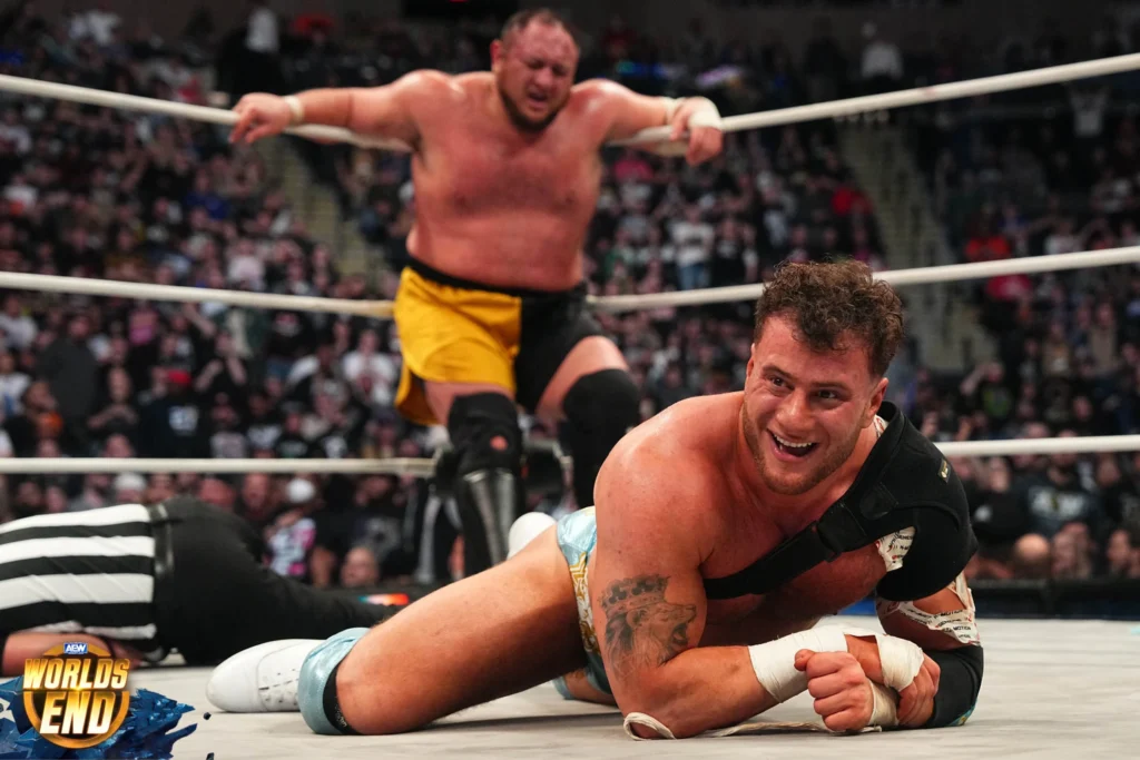 Plan original para el combate entre MJF y Samoa Joe en Worlds End