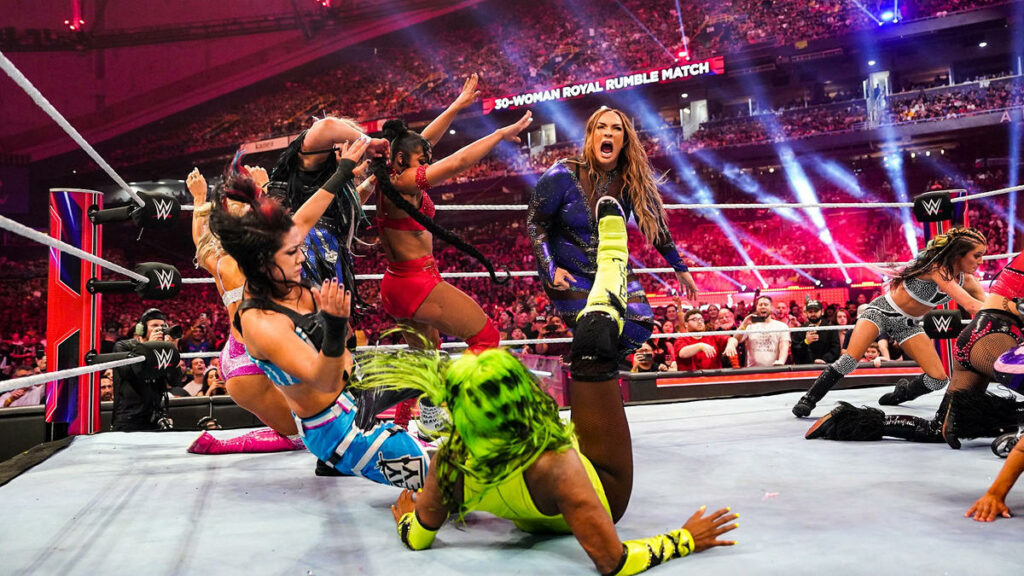 El Royal Rumble femenino 2024 se extendió más de lo planeado