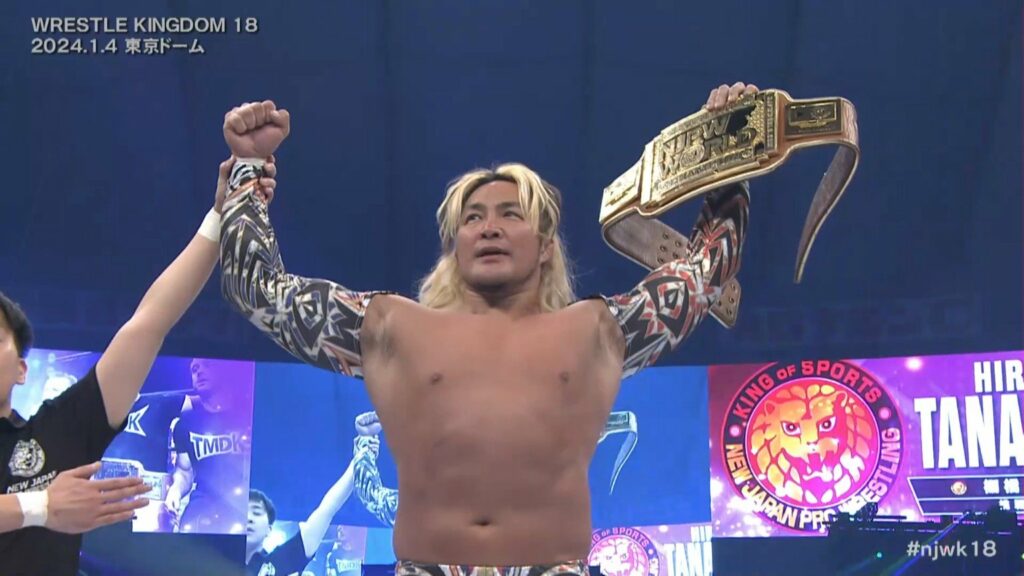 Hiroshi Tanahashi gana el Campeonato Mundial Televisivo en NJPW Wrestle Kingdom 18