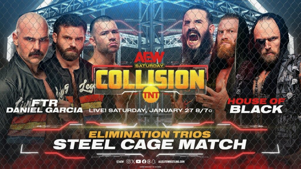 Confirmado un 'Steel Cage Match' para el episodio de AEW Collision del 27 de enero de 2024